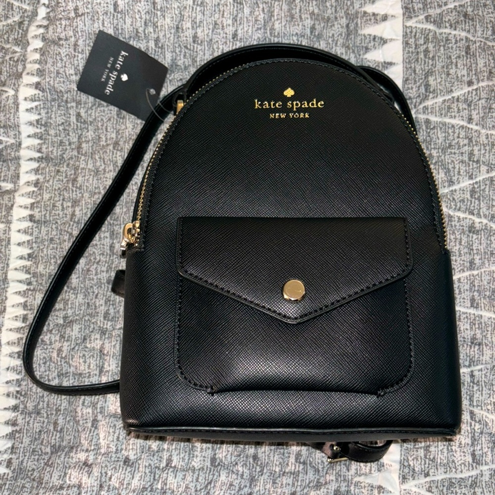 Kate Spade saffiano mini backpack with dust bag NWT $299 Retail